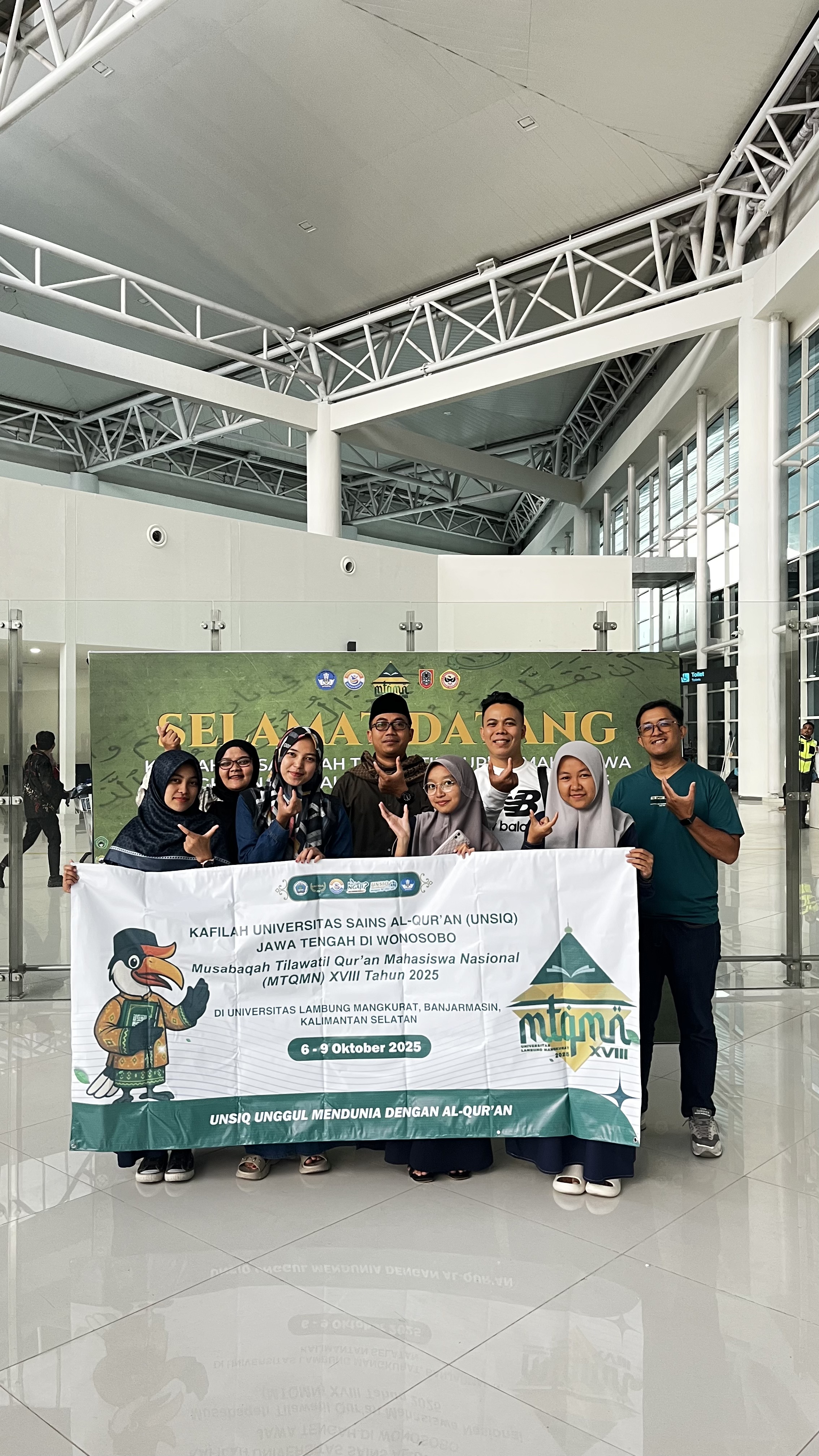 UNSIQ Kirim Delegasi Mahasiswa ke Ajang Nasional MTQMN XVIII 2025