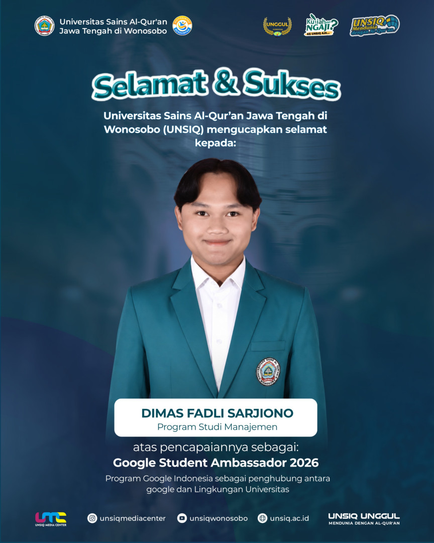 Mahasiswa UNSIQ Terpilih sebagai Google Student Ambassador 2026