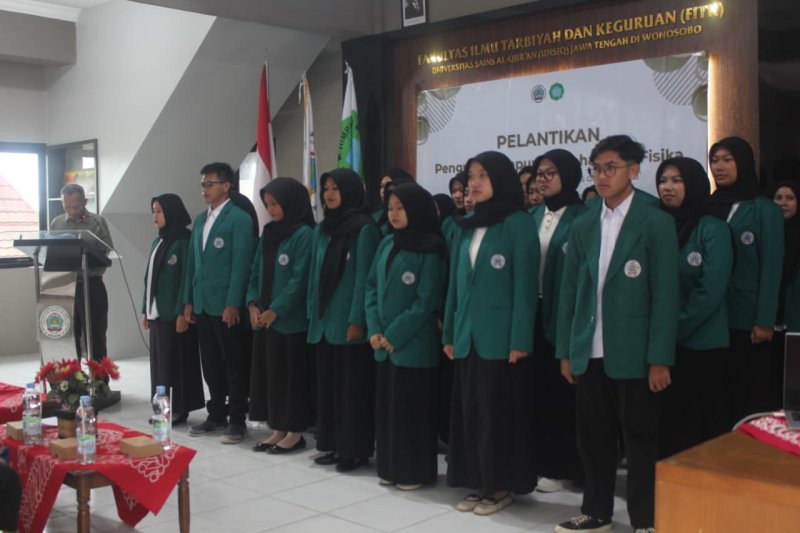 Himpunan Mahasiswa Pendidikan Fisika FITK UNSIQ Resmi Lantik Pengurus Baru Periode 2026/2027