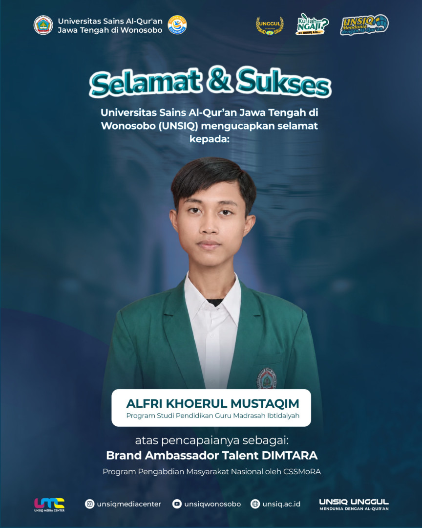 Mahasiswa UNSIQ Terpilih sebagai Brand Ambassador Talent DIMTARA #4