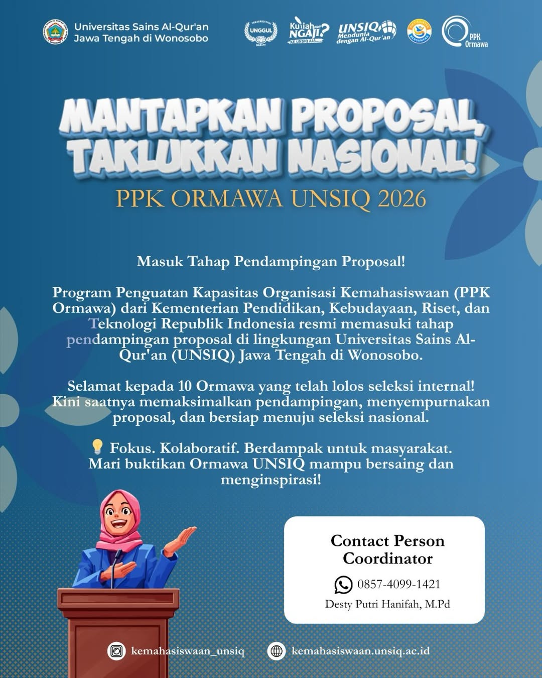 PPK ORMAWA UNSIQ 2026Masuk Tahap Pendampingan Proposal!Program Penguatan Kapasitas Organisasi Ke.jpg